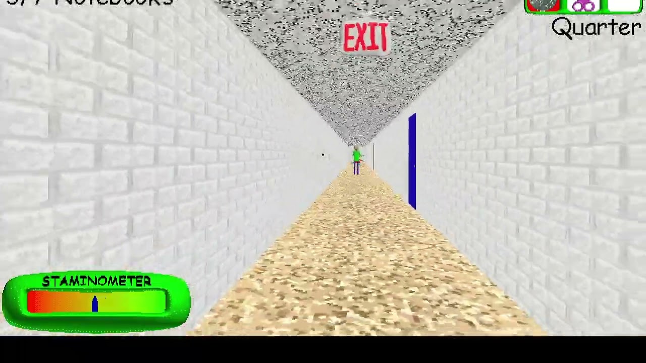 playing baldi until i die