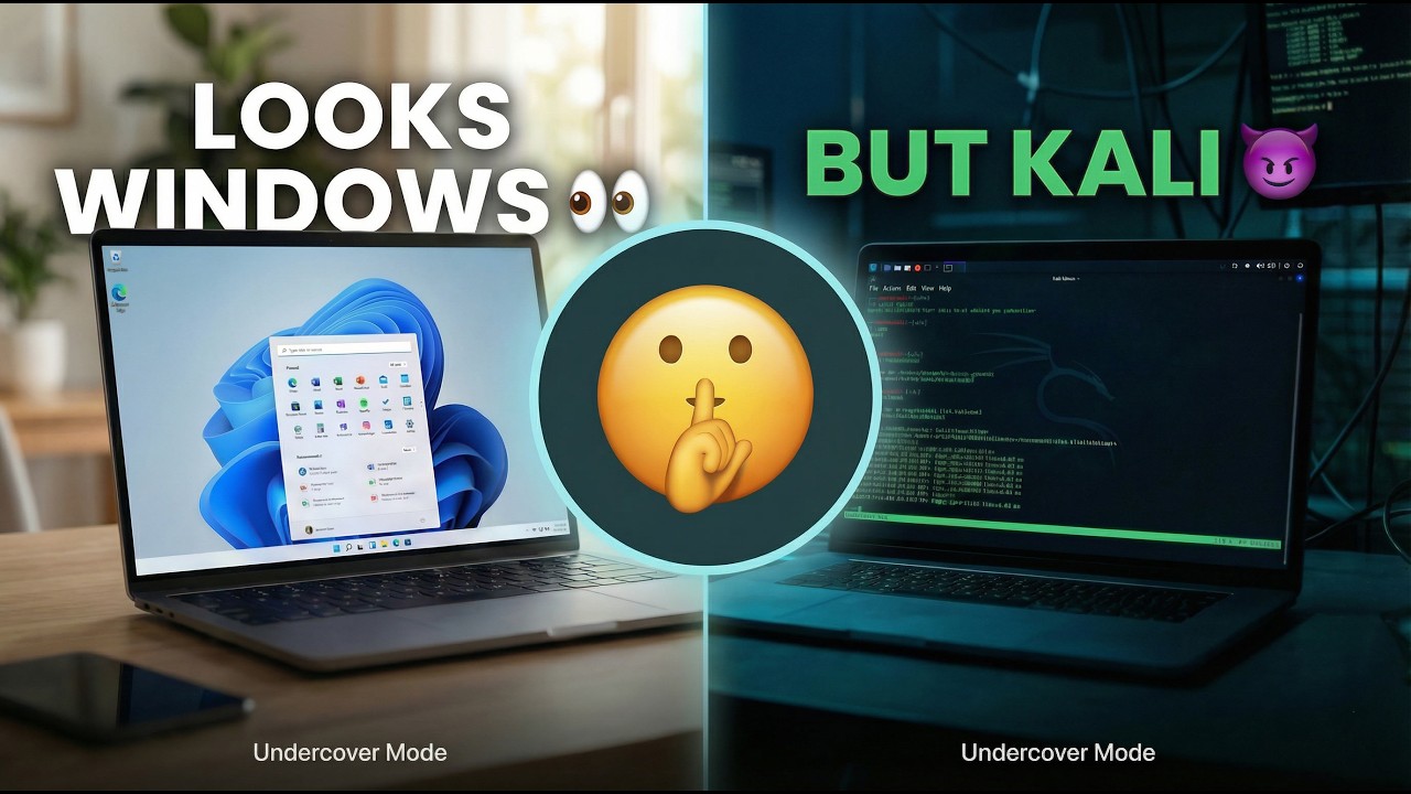 Looks Windows… 👀But secretly it’s Kali Linux 😈
