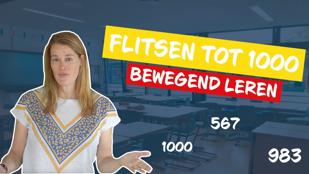 Getallen tot 1000 herkennen / flitsen I Bewegend leren I De Fitste School