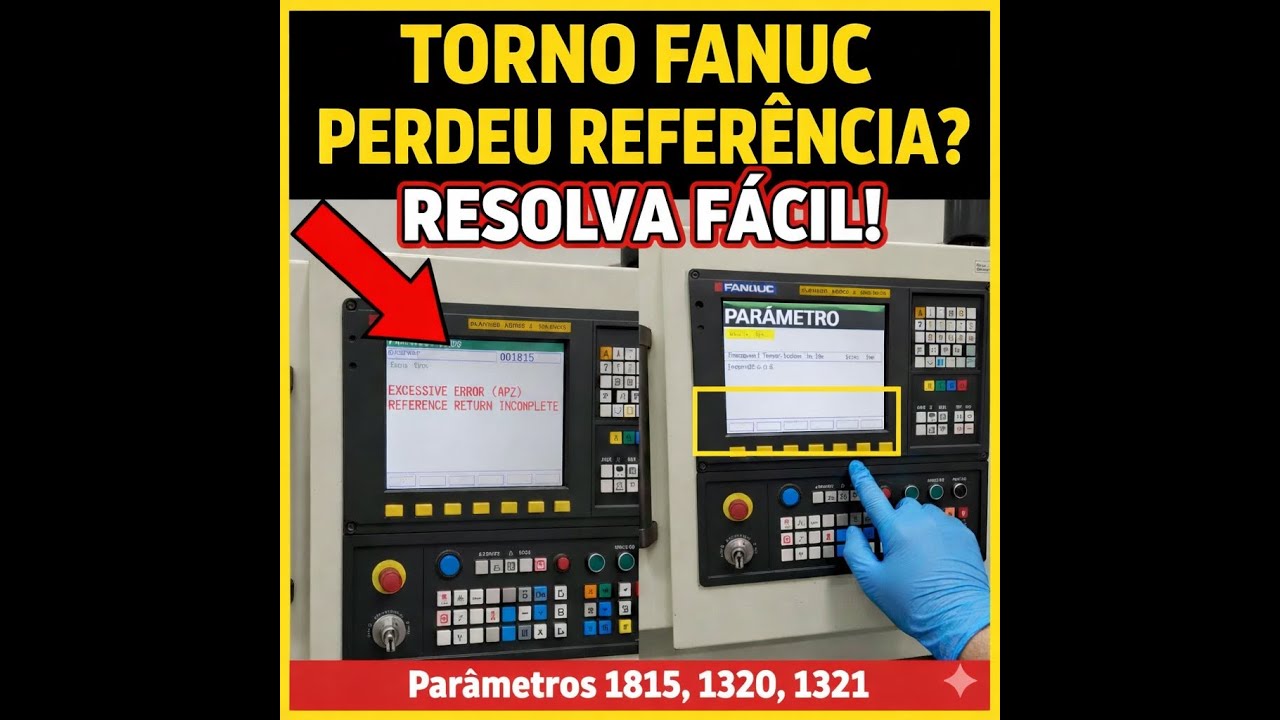 Como fazer o Zero Máquina na GL280M - FANUC 0i