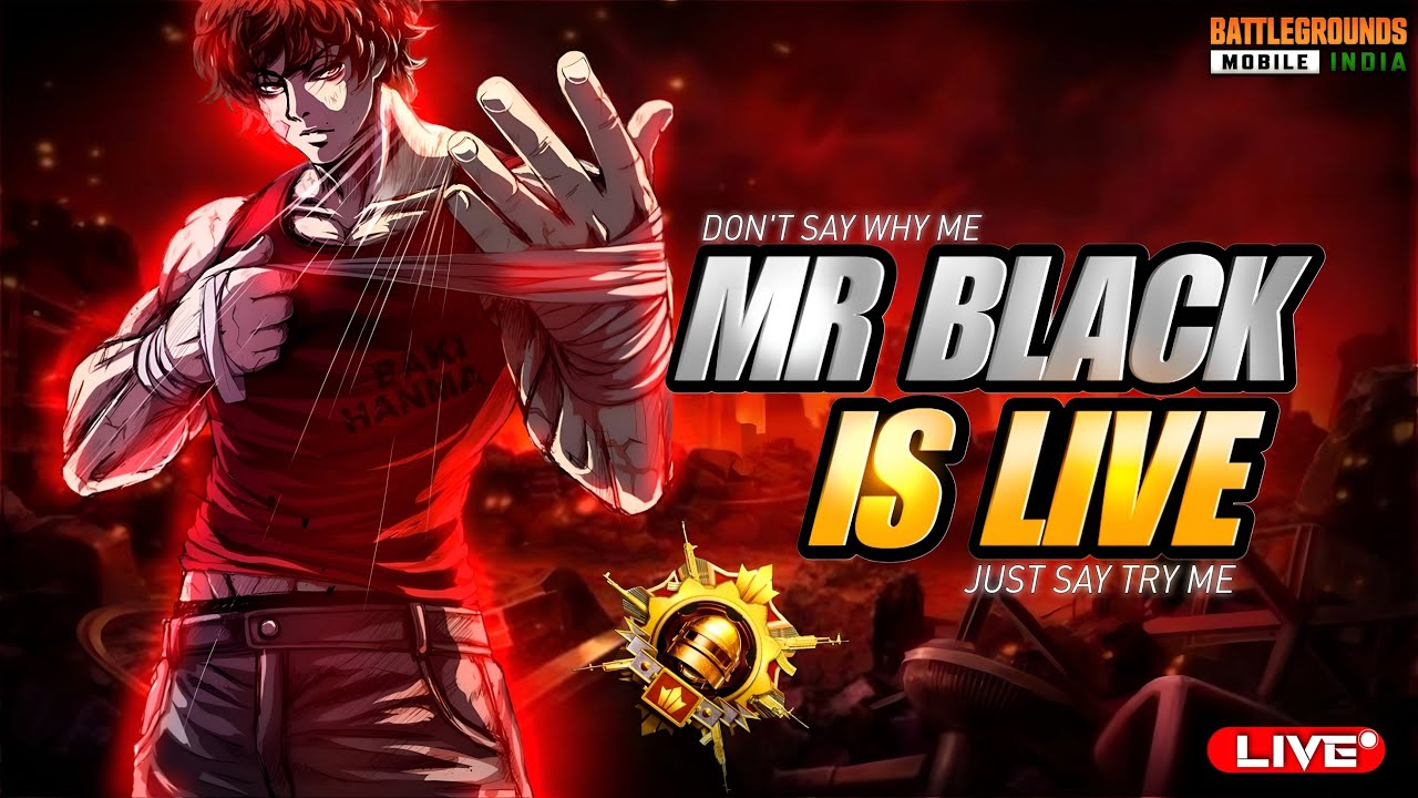 🔴1vs1 With Subscribers || MR BLACK GAMING💀|| BGMI 4.1 UPDATE 🥶🔥||#bgmi || #bgmilivestream ||#madan