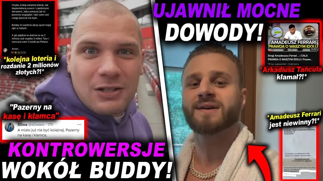 KONTROWERSJE! SKĄD BUDDA MA TYLE PIENIĘDZY?! (AMADEUSZ FERRARI, TAŃCULA, NIKITA, SZELIGA, EKIPA)