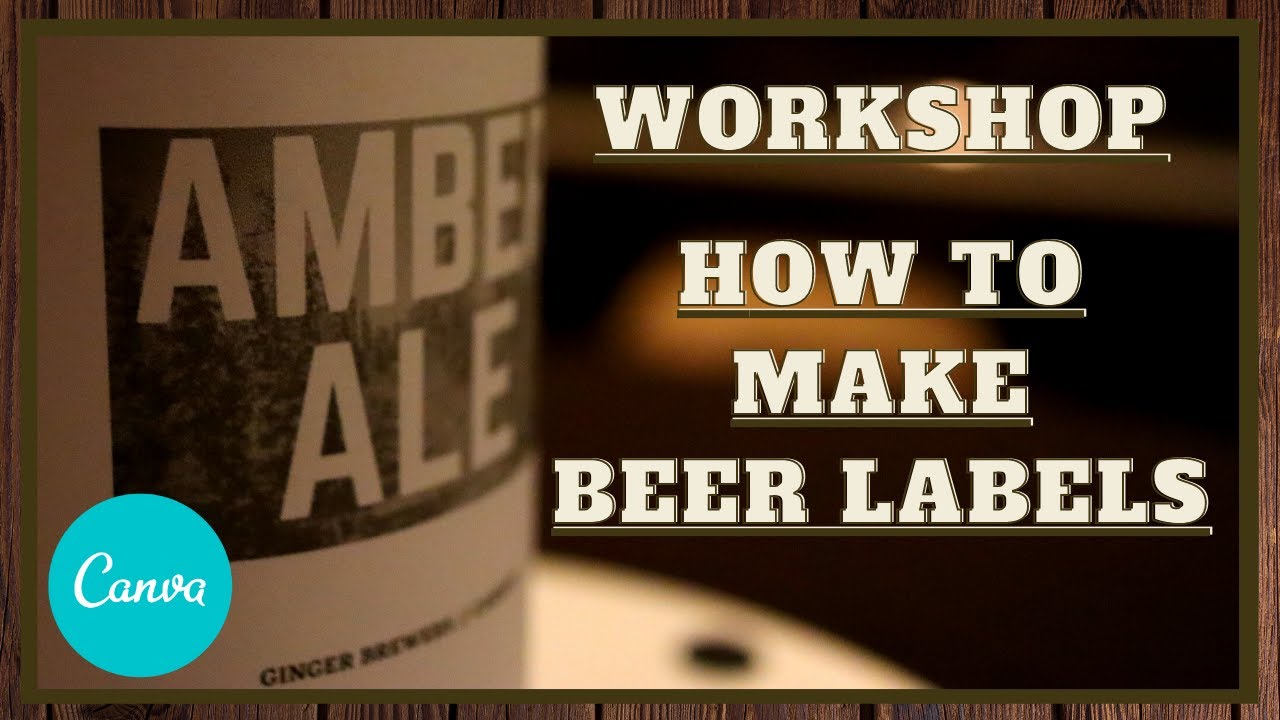 How to make beer labels for homebrew