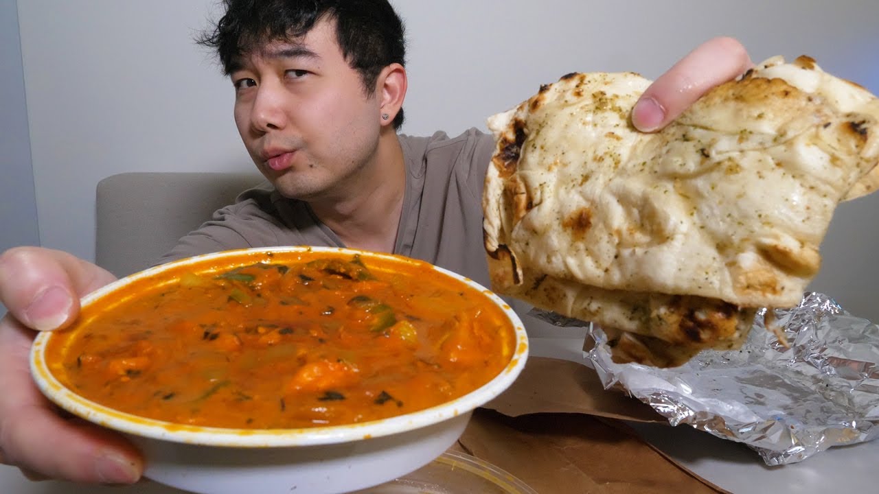First bite of Chicken Tikka Masala after 20 hours of not eating