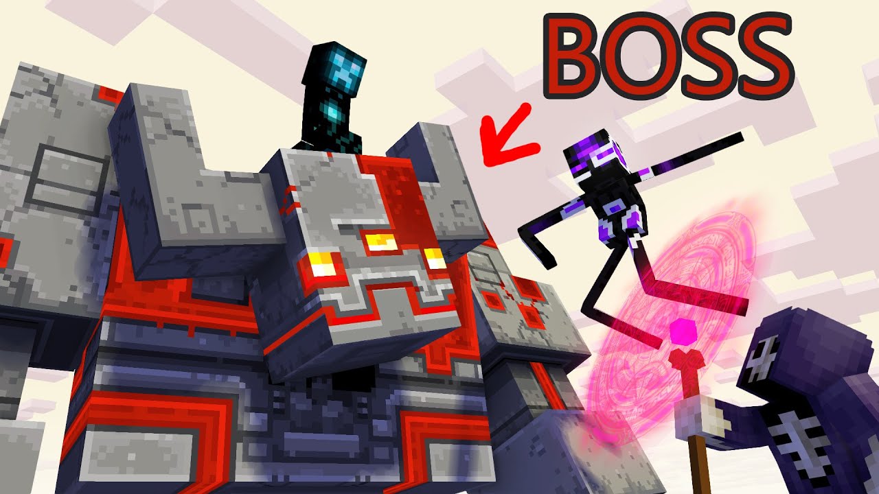 Redstone Monstrosity fight - Minecraft Animation