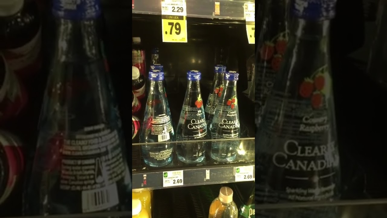 Drinks from my childhood. Clearly Canadian Sparkling Water !