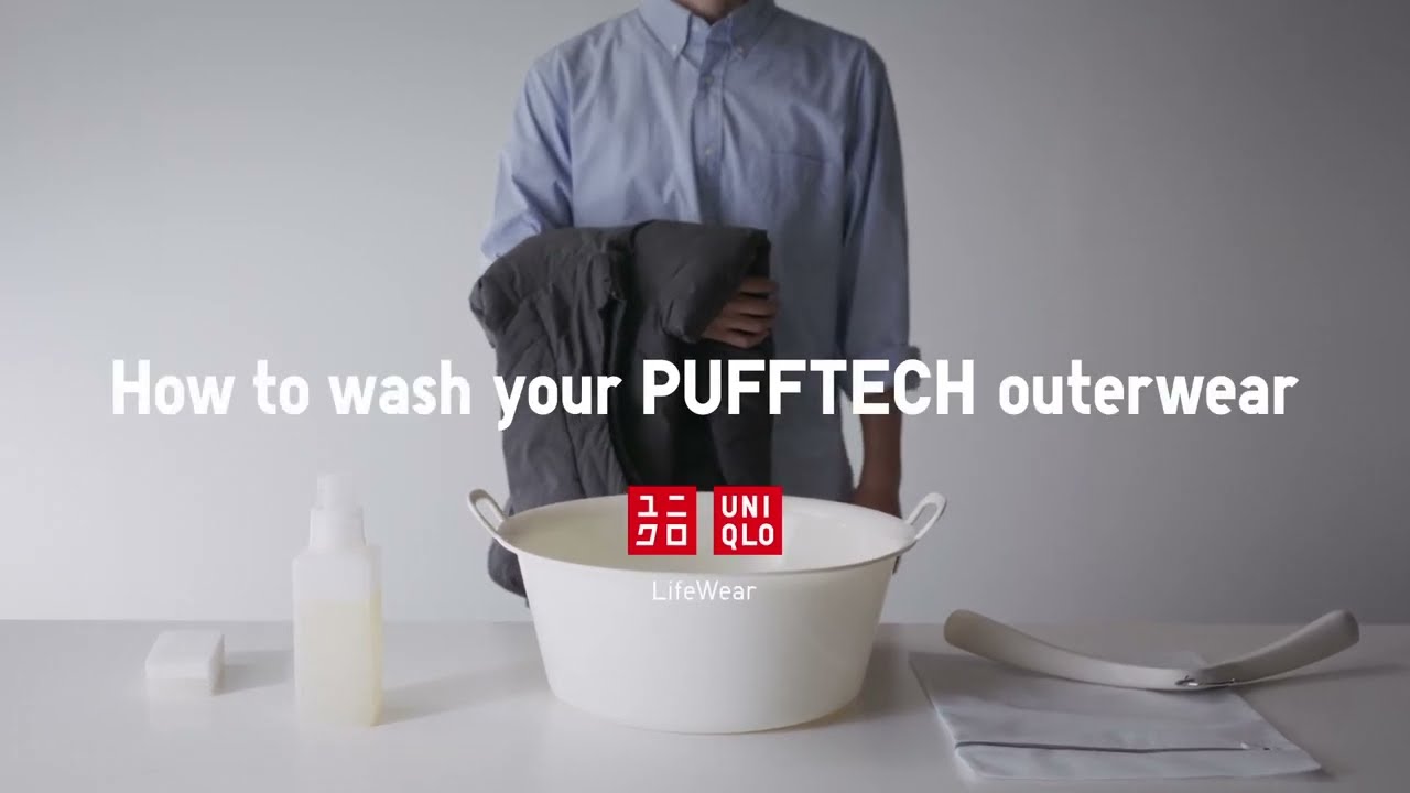 UNIQLO PUFFTECH: How to Wash