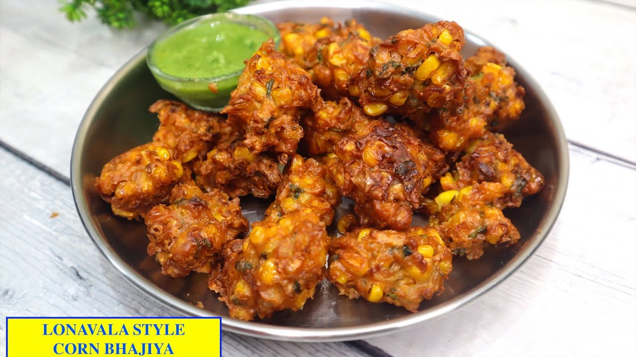 Monsoon Special Corn Bhajiya Recipe | Crispy Corn Pakora Recipe | लोनावला जैसी कुरकुरे कॉर्न पकौड़ा