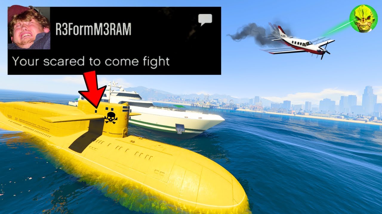 Косатка ГРИФЕР пытался сбежать на Кайо Перико - GTA Online