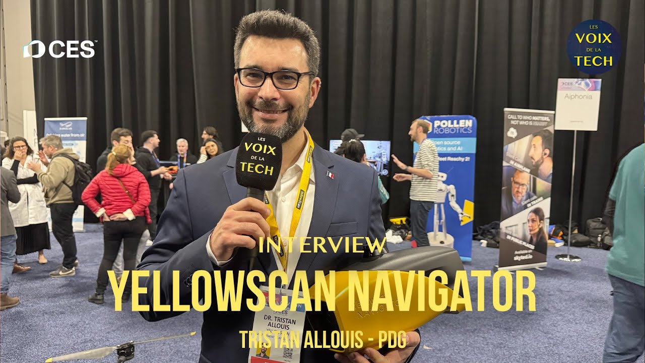 CES 2025 Interview | YellowScan Navigator : il scanne les fonds marins sans toucher l'eau !