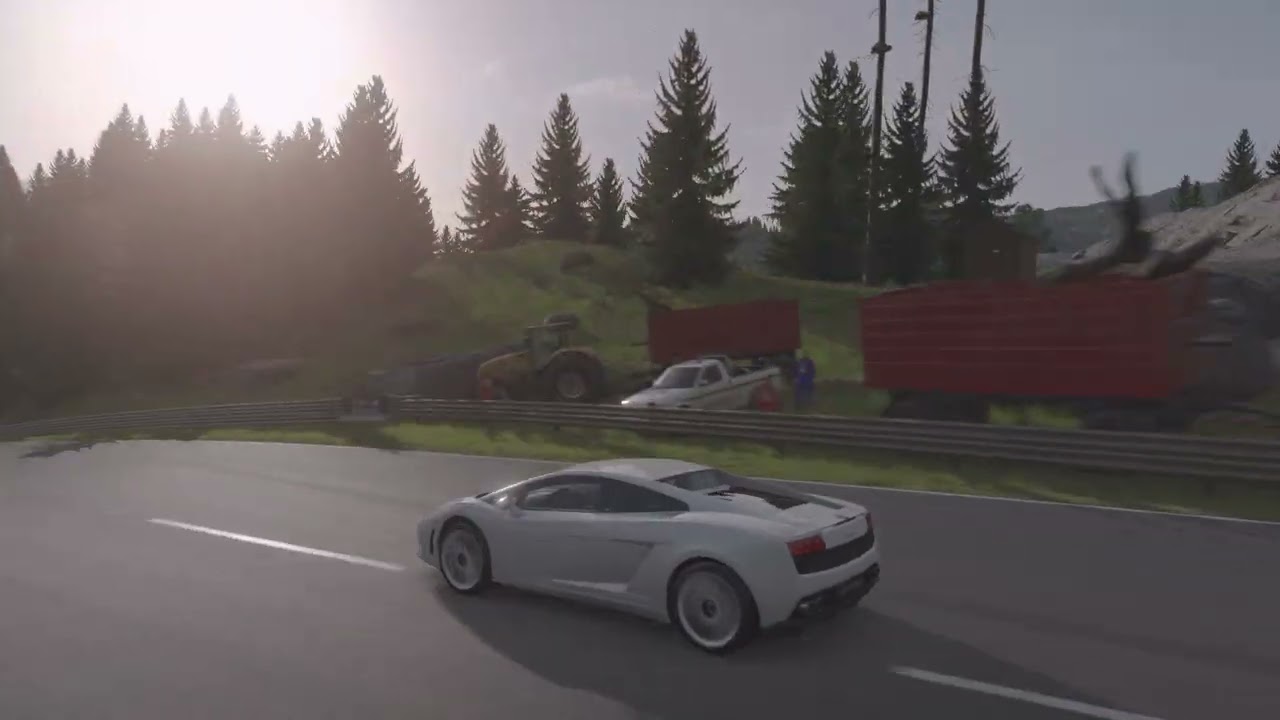 Gran Turismo 7 Lamborghini Gallardo LP 560-4 Test Drive Trial Mountain!