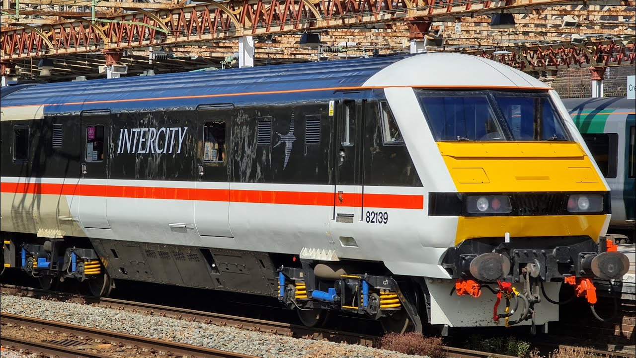 Trains at Crewe - InterCity returns to the WCML!