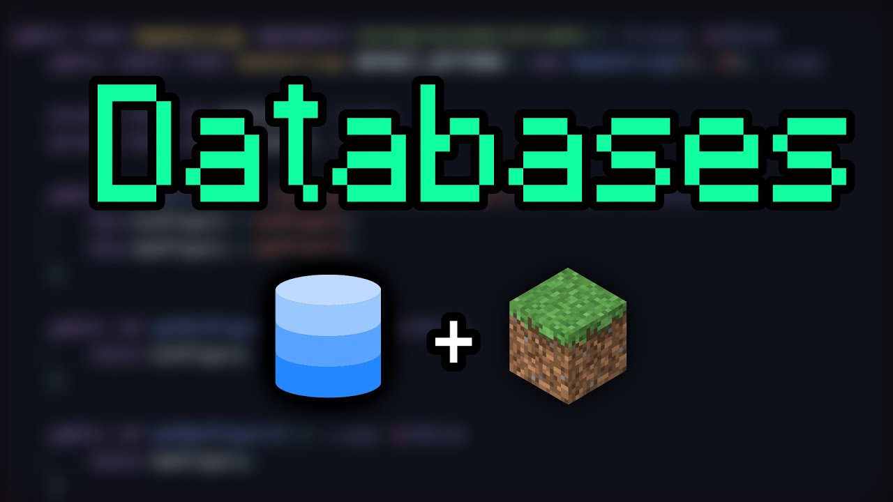 Connect Minecraft Plugin with Database |&nbsp;PaperMC #minecraft #coding