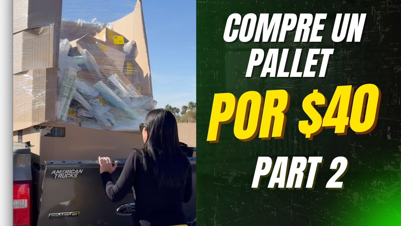 Compre un Pallet an subasta por $40. Valdra la pena??
