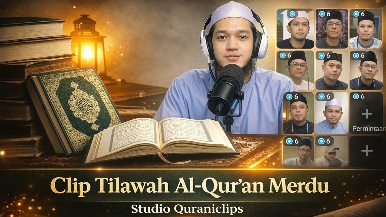 (Live) Tilawah Al-Qur’an Suara Merdu Pria | Penenang Hati & Pikiran