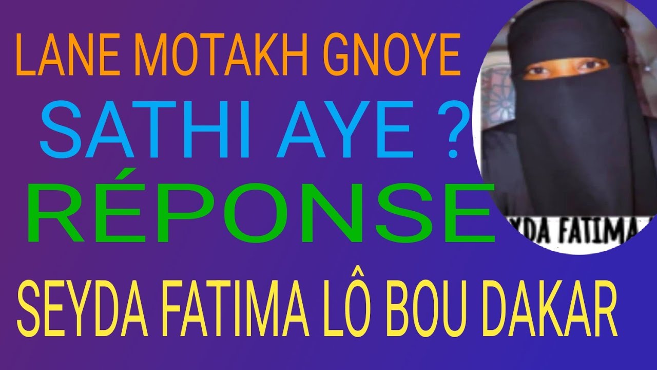 LI CI KEUR GUI THÉME GOOR GNI SATHI AYI SEYDA FATIMA LÔ BOU DAKAR
