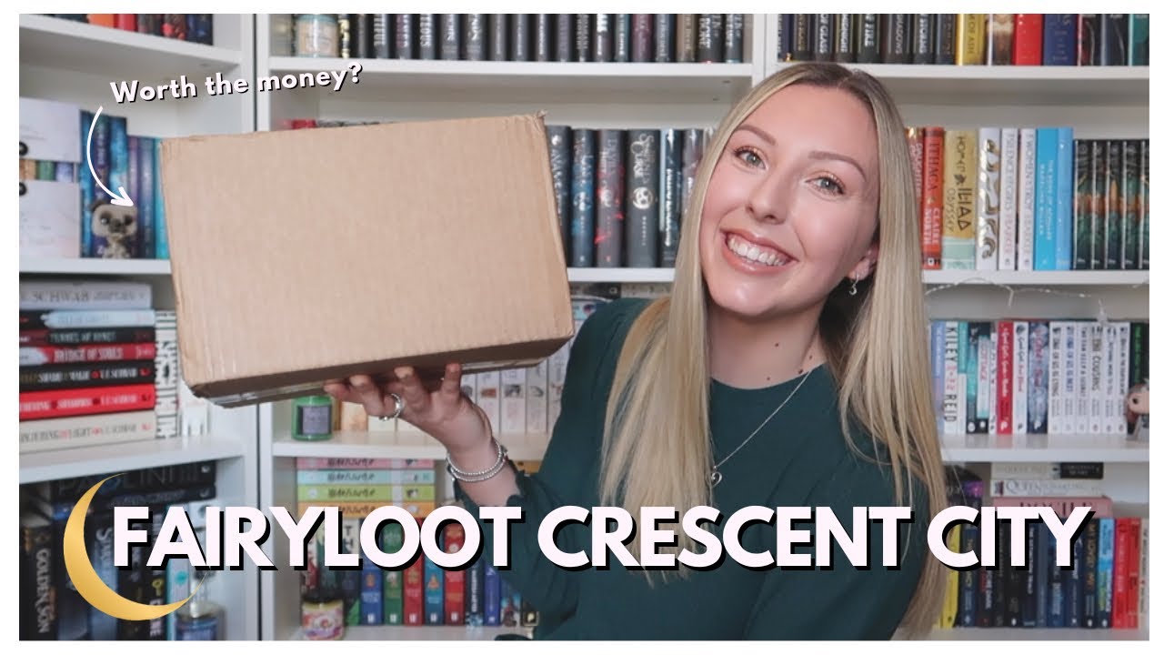 CRESCENT CITY FAIRYLOOT UNBOXING// House of Earth and Blood &House of Sky and Breath by Sarah J Maas