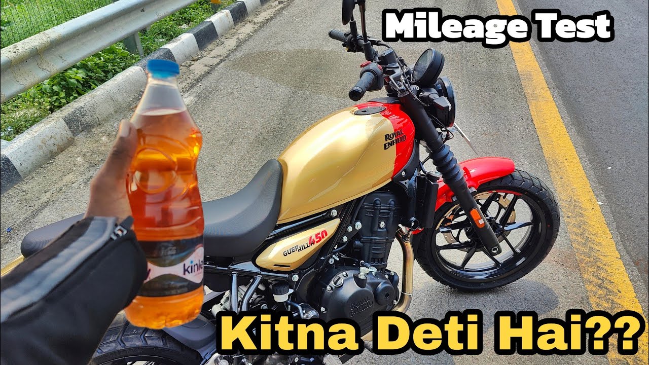 Royal Enfield Guerrilla 450 Mileage Test | Kitna Deti Hai?