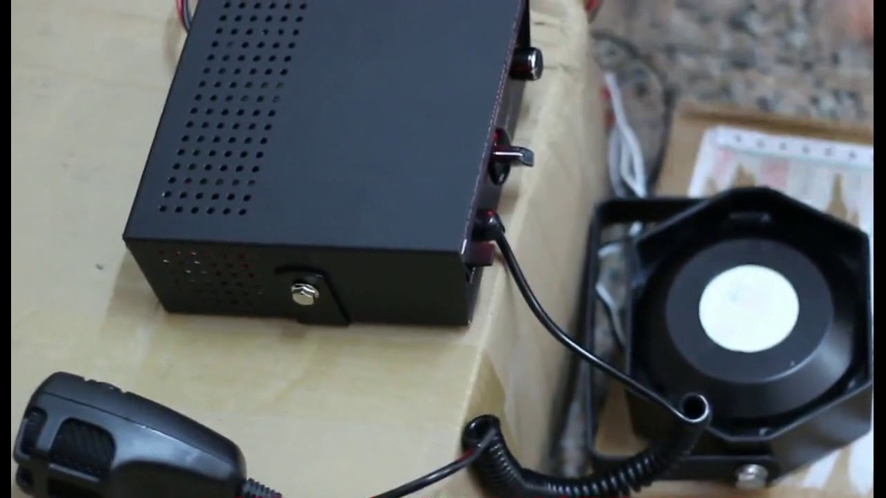 Afforable Compact 100 Watt High Performance Small Siren Speaker