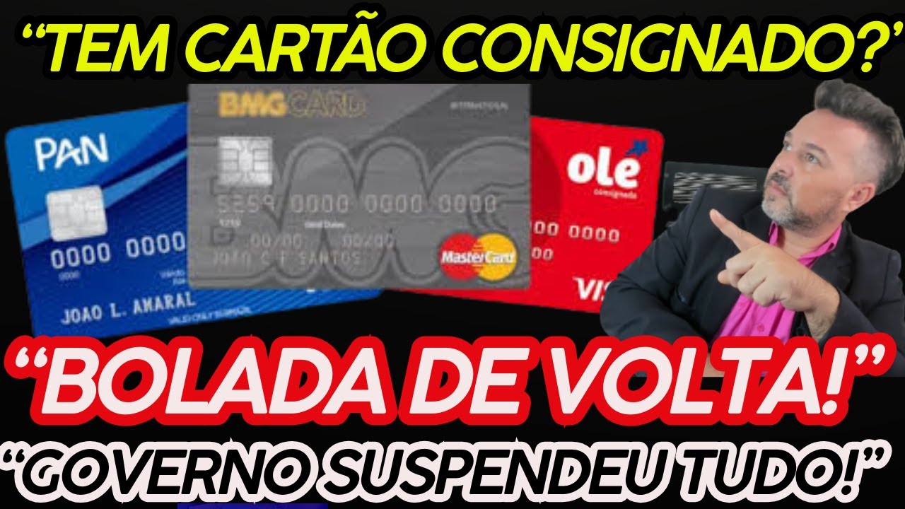 🚨 TEM CART&Atilde;O CONSIGNADO? Voc&ecirc; pode receber uma BOLADA de volta &ndash; GOVERNO SUSPENDE DESCONTOS!