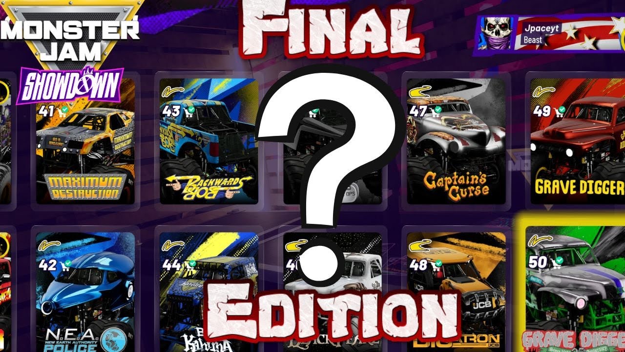 Every Monster Truck Skin in Monster Jam Showdown (All Skins Showcase)