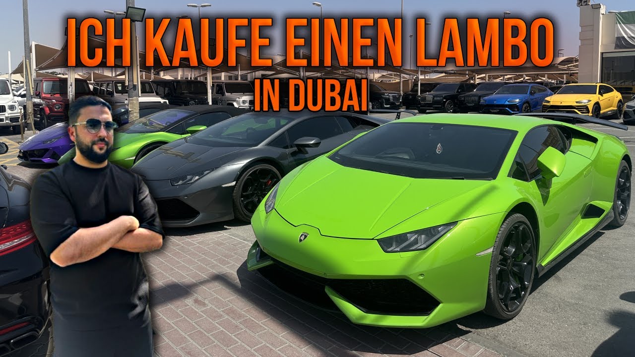 Mein NEUES Auto?🔥Lamborghini Huracan in Dubai