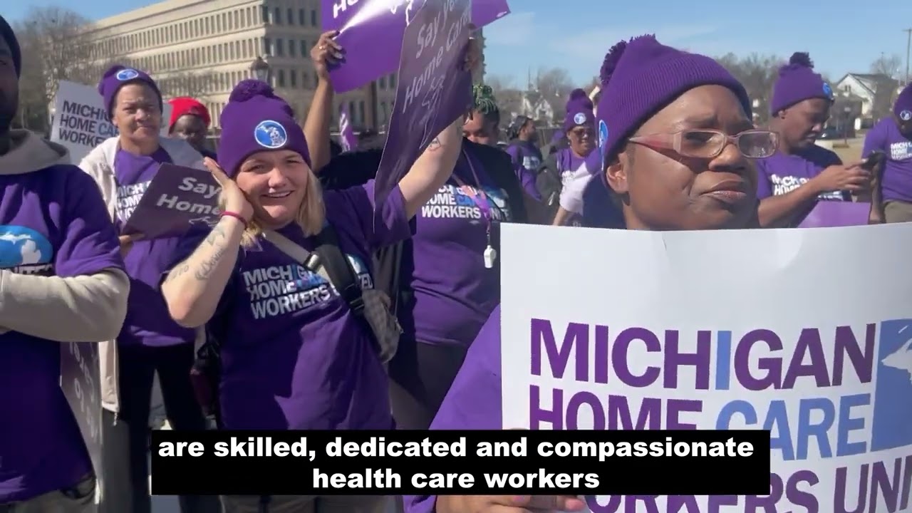 Michigan Home Care Workers United Launch Rally