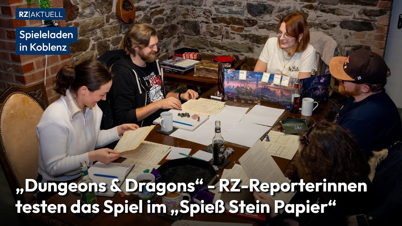 RZ-Reporterinnen tauchen in die Welt von „Dungeons & Dragons“ in Koblenzer Spieleladen ein