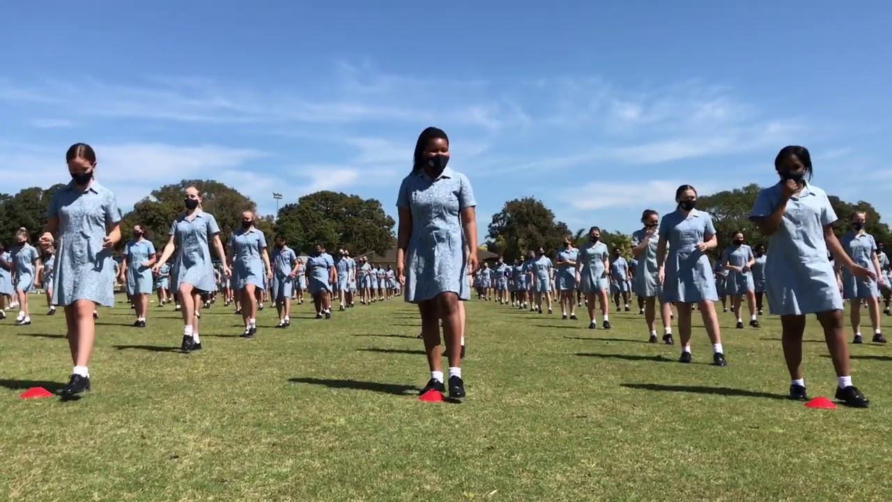 Collegiate Girls' High School staff and girls doing the #jerusalemachallenge for Heritage Day 2020!