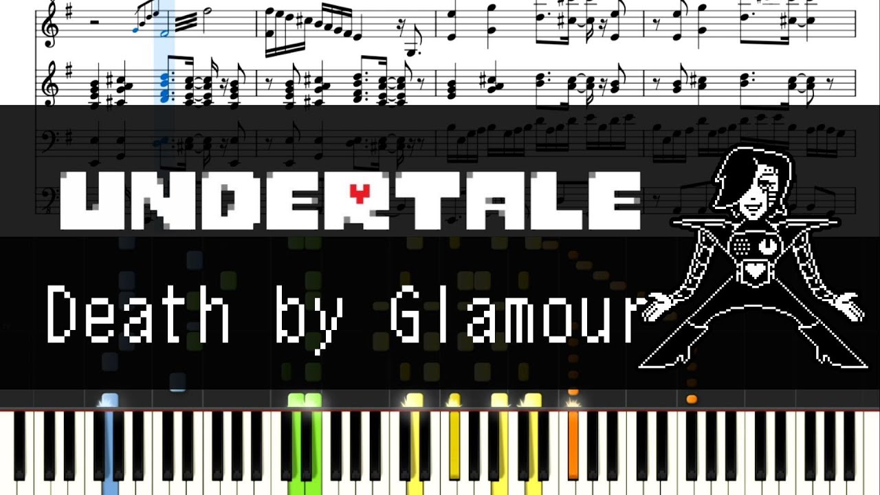 【連弾】Death by Glamour/華麗なる死闘 UNDERTALEメタトンE X戦 より ピアノ連弾 楽譜 Piano duet Sheet music