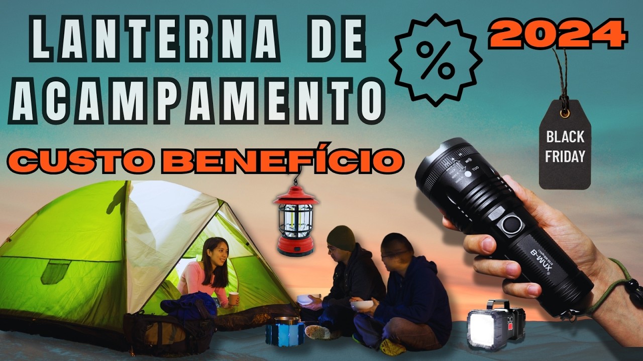 MELHORES Lanterna para Acampamento em 2025 I Lanterna para Acampamento CUSTO BENEFÍCIO 2025