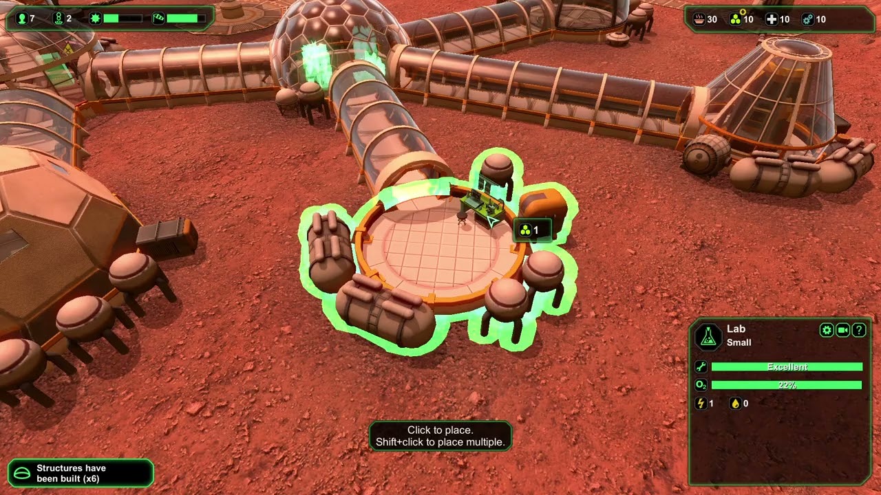 Build & avoid hits | Planetbase