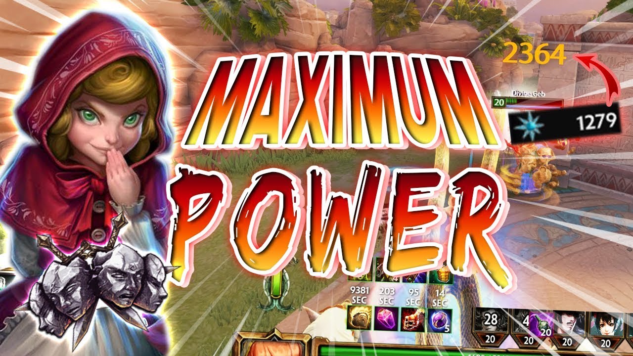 Smite: Scylla — сборка на максимальную мощность — убивает с одного удара!