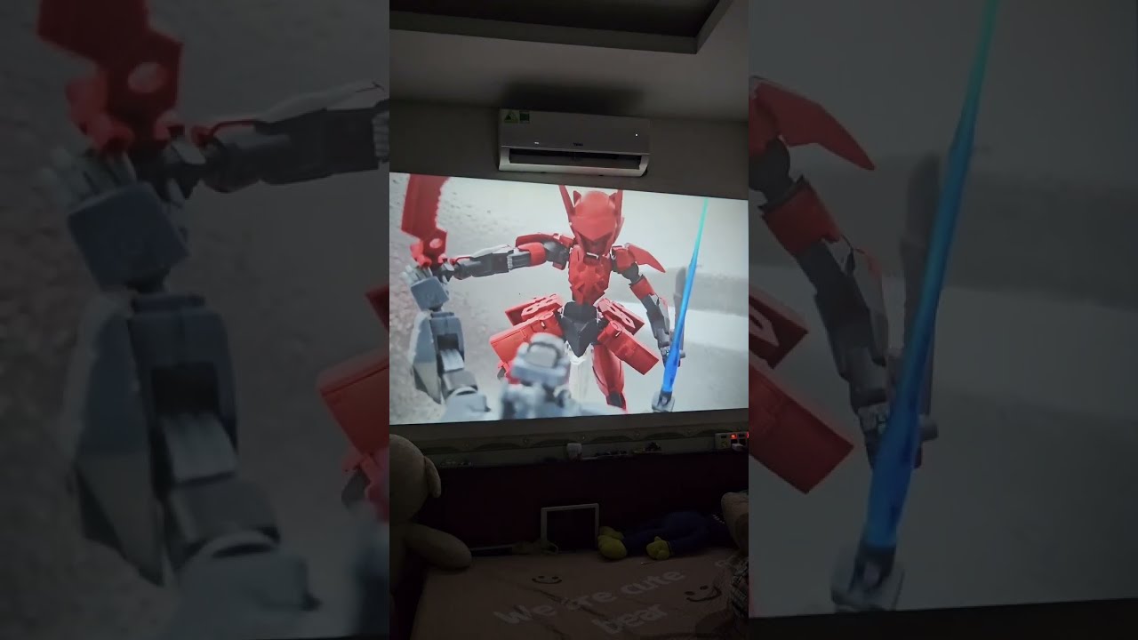 Test m&aacute;y chiếu mini Eroc magic pro ||| Tamzmk