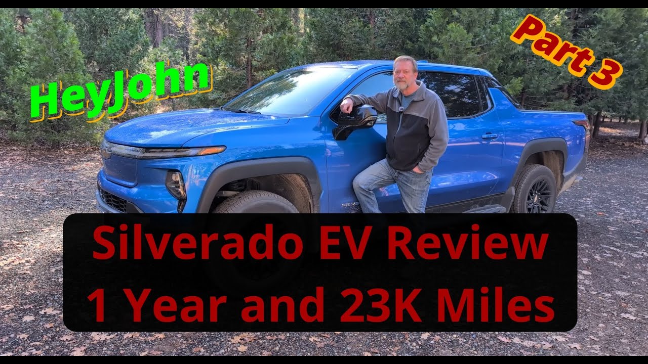 Обзор электромобиля Silverado EV за год эксплуатации (23 000 миль пробега), часть 3.