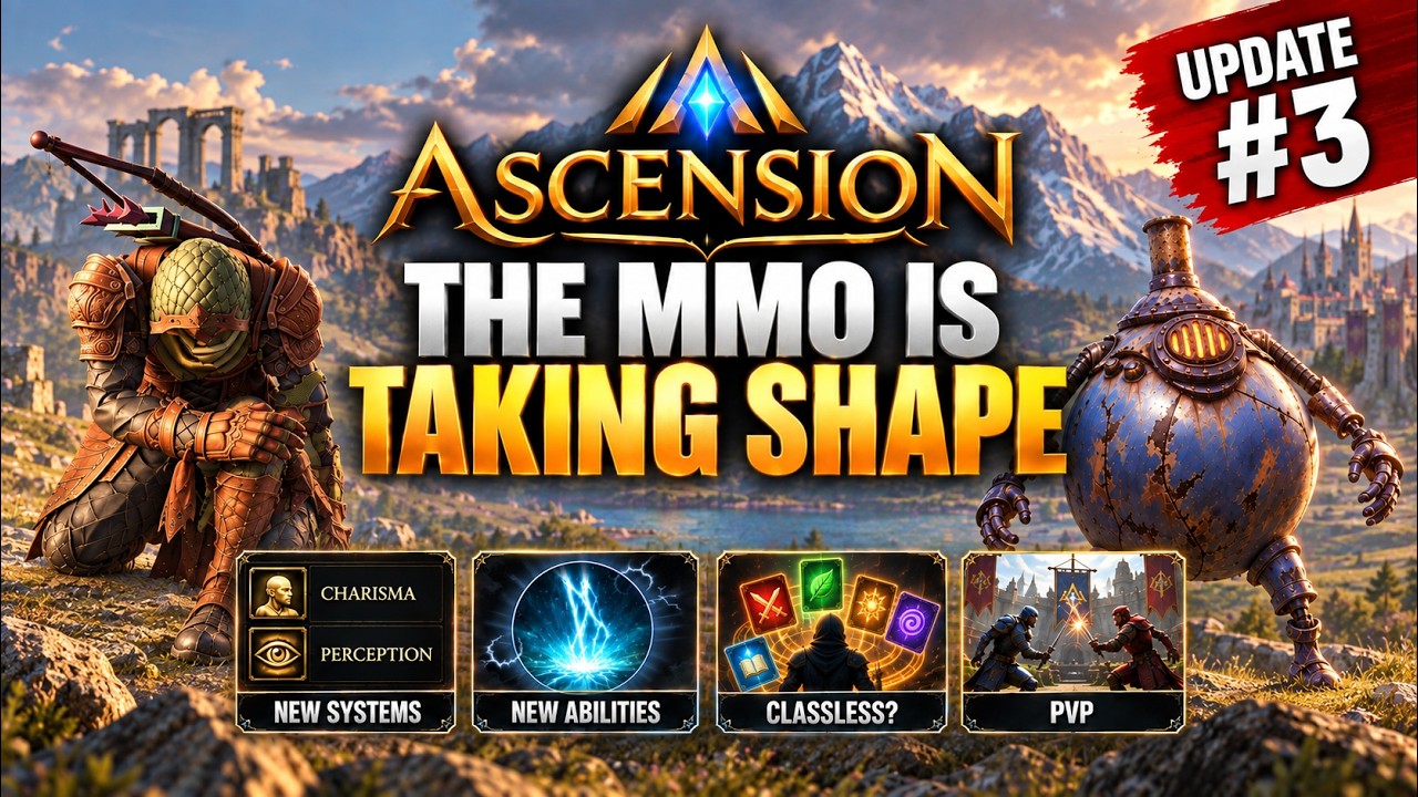 Ascension&rsquo;s New MMO - Classes, PvP, RPG Systems & More - Update #3