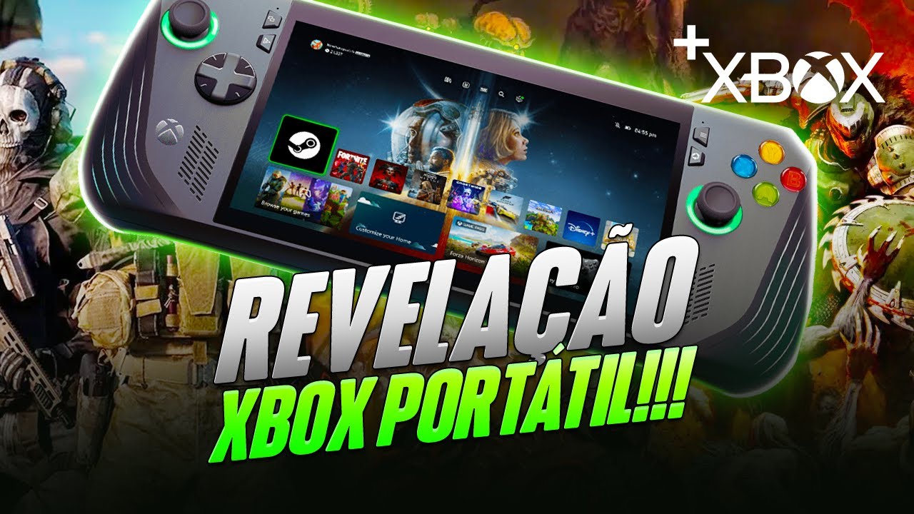 BOMBA! REVELA&Ccedil;&Atilde;O NOVO XBOX PORT&Aacute;TIL e XBOX VINDO MONSTRO com SEUS JOGOS!