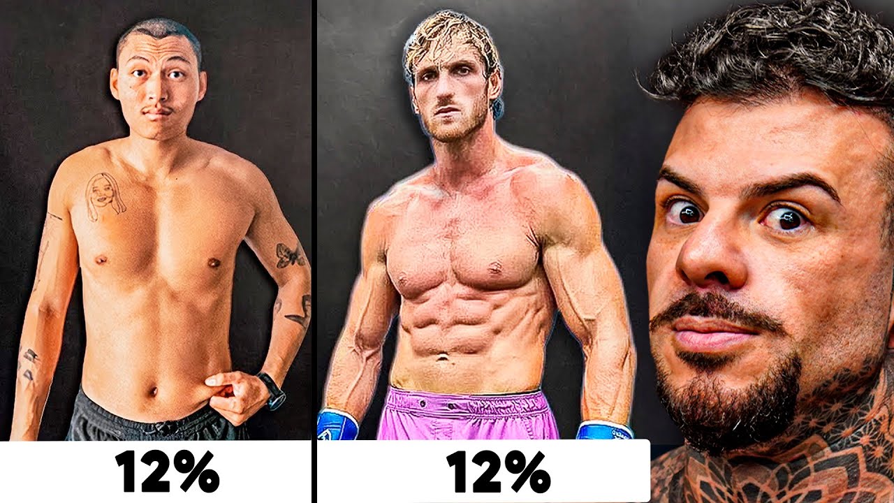 Como Fica o Corpo Masculino em Cada Percentual de Gordura (Guia Visual)