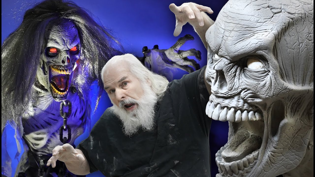 Making a Halloween Ghost Animatronic Behind the Scenes | Distortions Unlimited