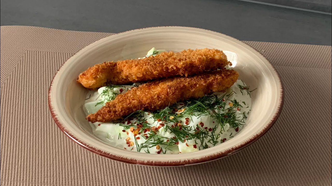 Gurken Salat mal anders / Mini Schnitzel / Schnitzel / Simona 