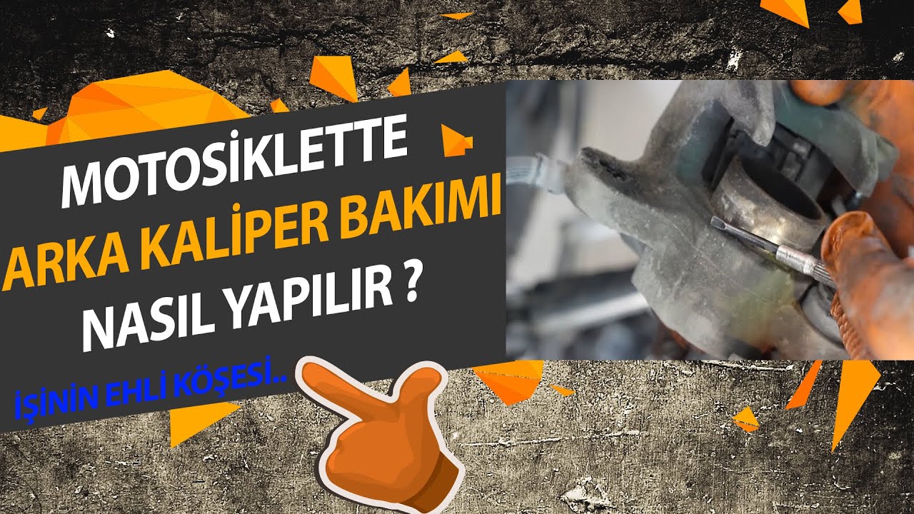 MOTOSİKLETTE ARKA KALİPER BAKIMI . DETAYLI ANLATIM. GERÇEK BAKIM NASIL OLMALI ? BÖLÜM 1...
