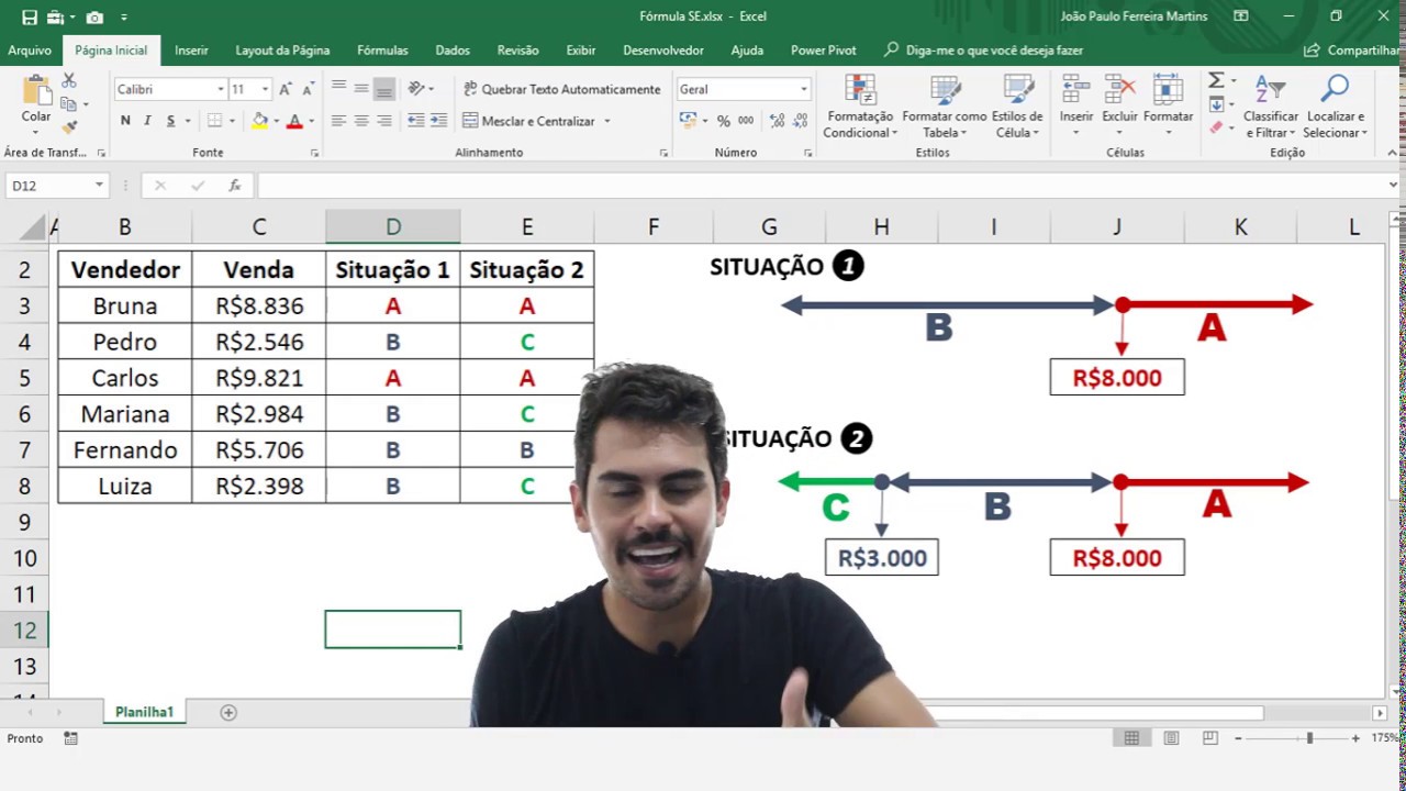 Função SE Excel - Como fazer a fórmula SE no Excel?
