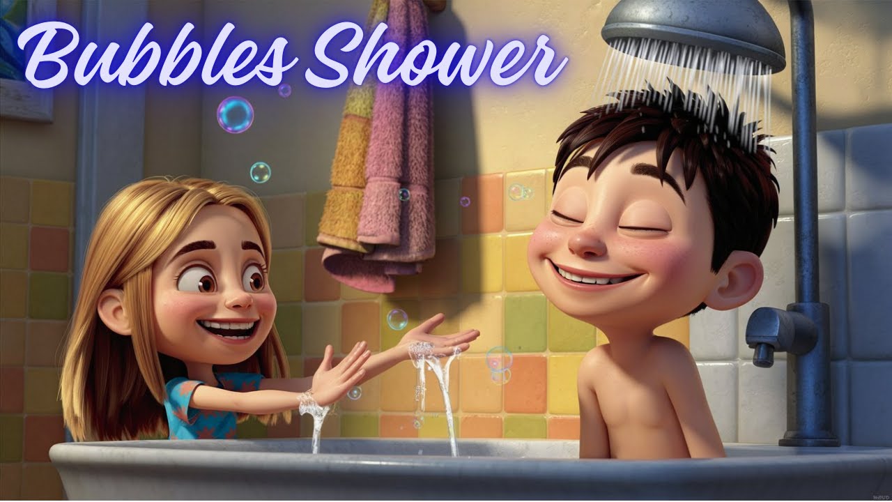 🖥️ 🫧 Bubbles Shower | English Class for Kids | Story, Activity & Craft | Joanabanana Inglês 🐞🍌