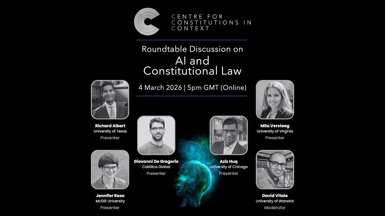 CCC Roundtable Discussion - AI and Constitutional Law