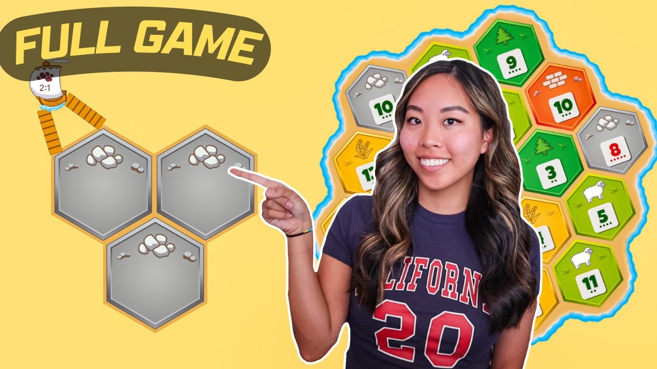 TRIPLE ORE + ORE PORT SPOT || catan base game ranked