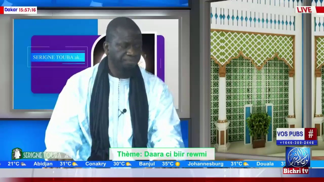 LIVE | Emission Serigne Touba ak .... | Thème: Daara Invité Thiedo Mouride Sadikh