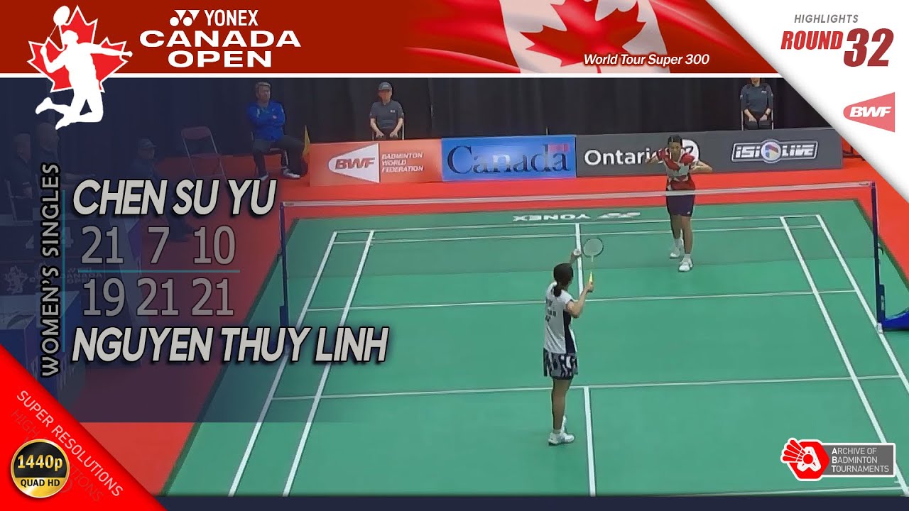 Chen Su Yu vs Nguyen Thuy Linh | Canada Open 2025 | R16 WS Highlights