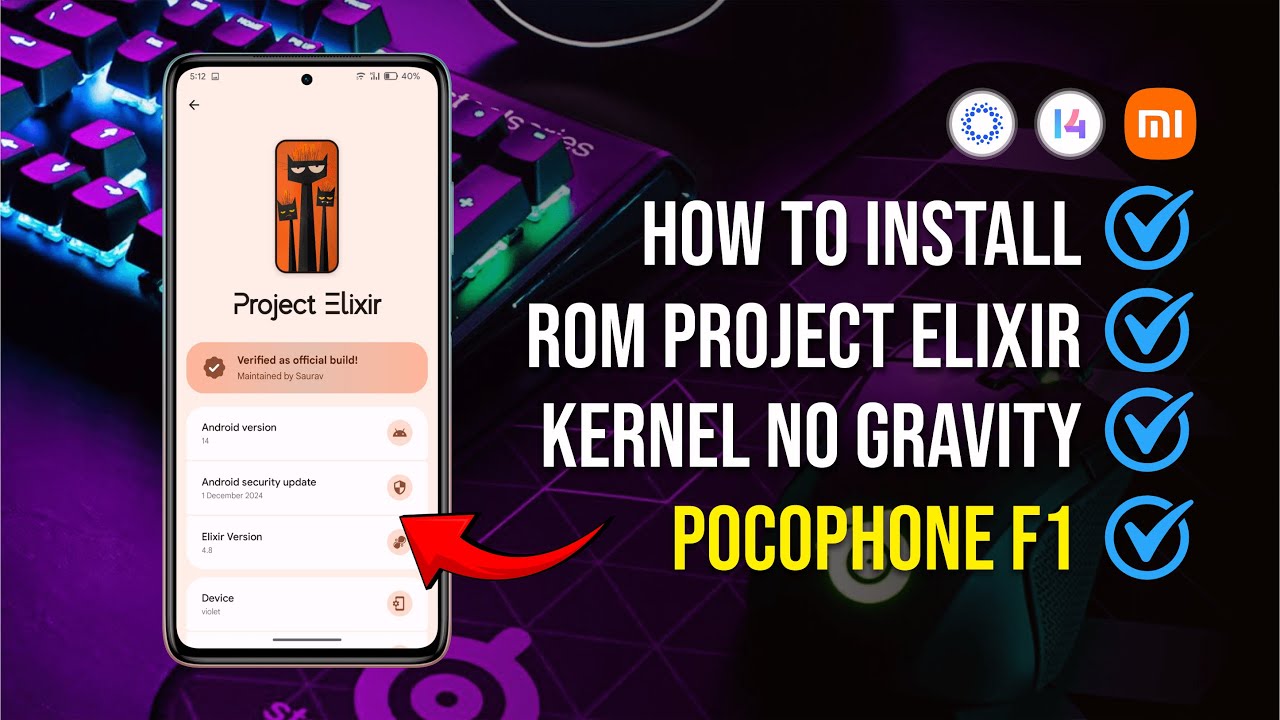 Cara Install Custom Rom Smooth Project Elixir + Kernel No Gravity POCO F1 (Berrylium)