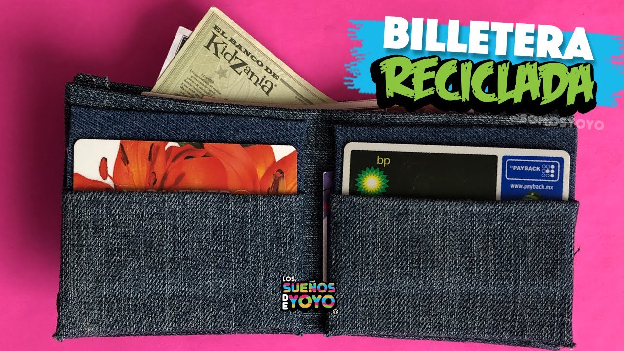 Cartera / billetera con un cartón de leche ♻️ - Ideal para regalo del Día del Padre🤩
