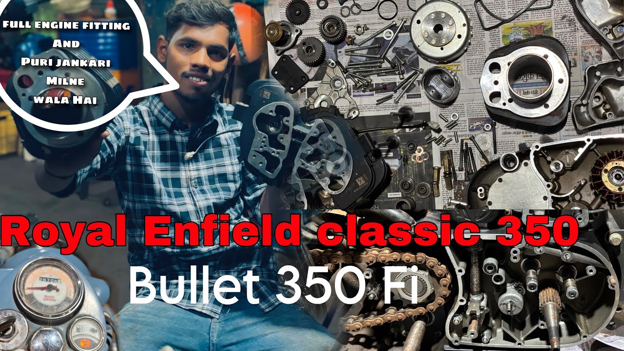 Royal Enfield Classic 350 Fi Hydraulic Tappet Push Road Rocker Arm Bearing ￼Half Engine Fitting ￼￼